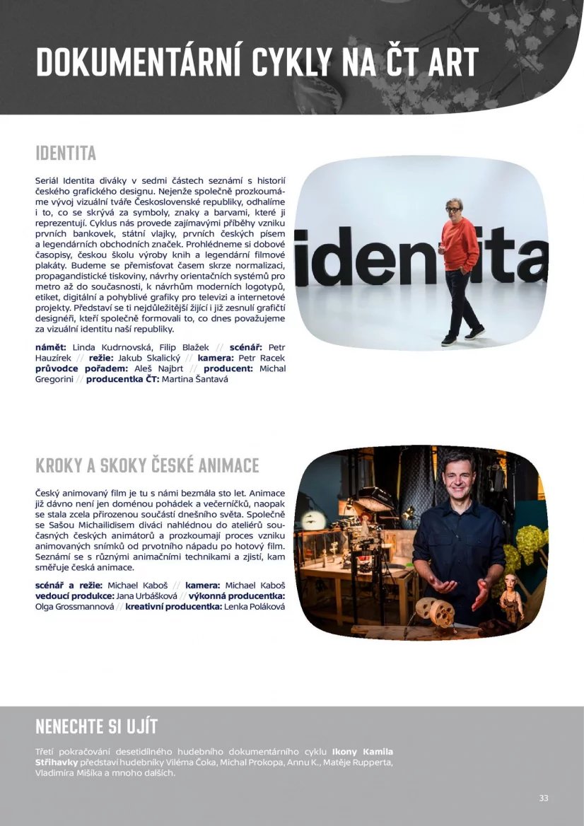 Česká televize - Jarní program 2024