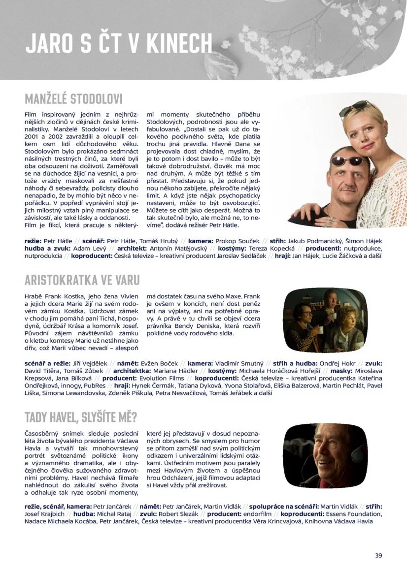 Česká televize - Jarní program 2024