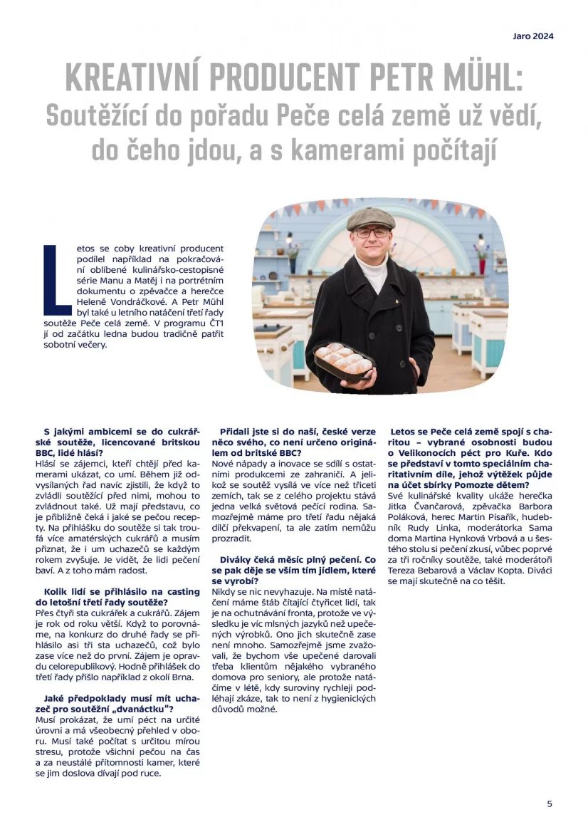 Česká televize - Jarní program 2024