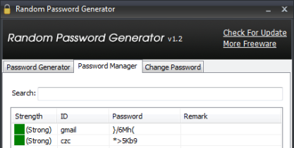 Pomocí Random Password Generator si vygenerujete bezpečná hesla a ještě si je navíc rovnou uložíte