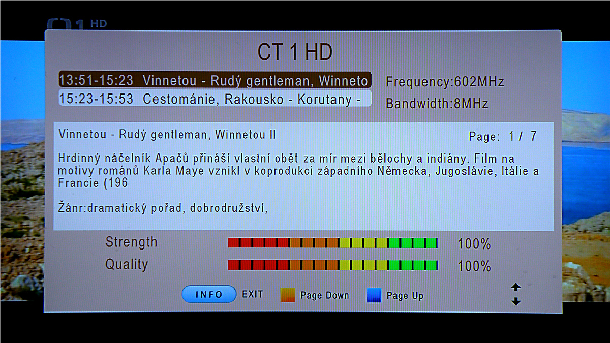 Fotogalerie přijímače TeleSystem TS6800 T2 HEVC