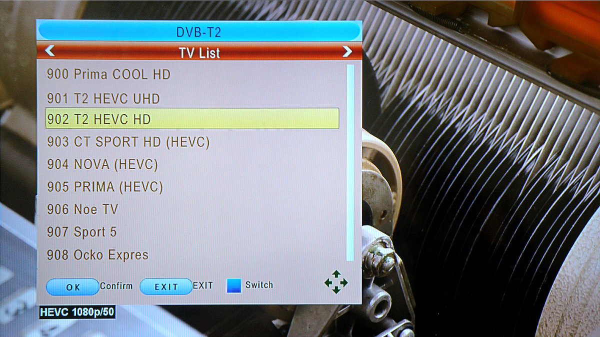 Fotogalerie přijímače TeleSystem TS6800 T2 HEVC