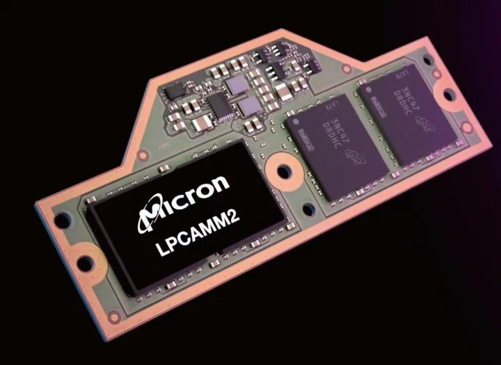 Modul LPCAMM2 od Micronu