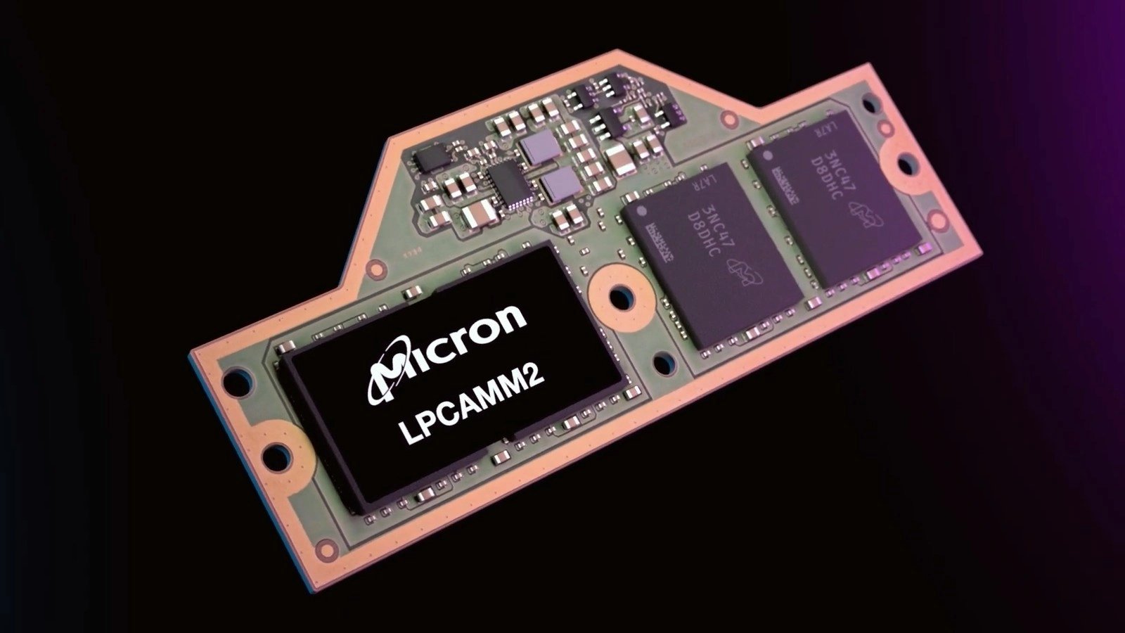 Modul LPCAMM2 od Micronu