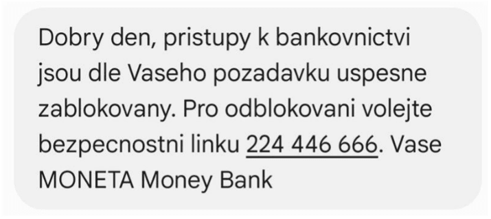 Autor: MONETA Money Bank, a.s. Tzv. kill button (tlačítko pro vypnutí všeho) zablokuje všechny online přístupy do MONETA Bank. (20. 06. 2025)