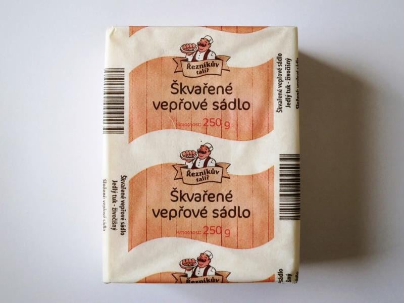 Škvařené vepřové sádlo vykazovalo známky kažení - žluknutí
