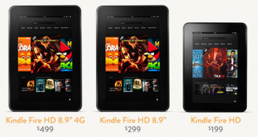 Nové Kindle Fire HD