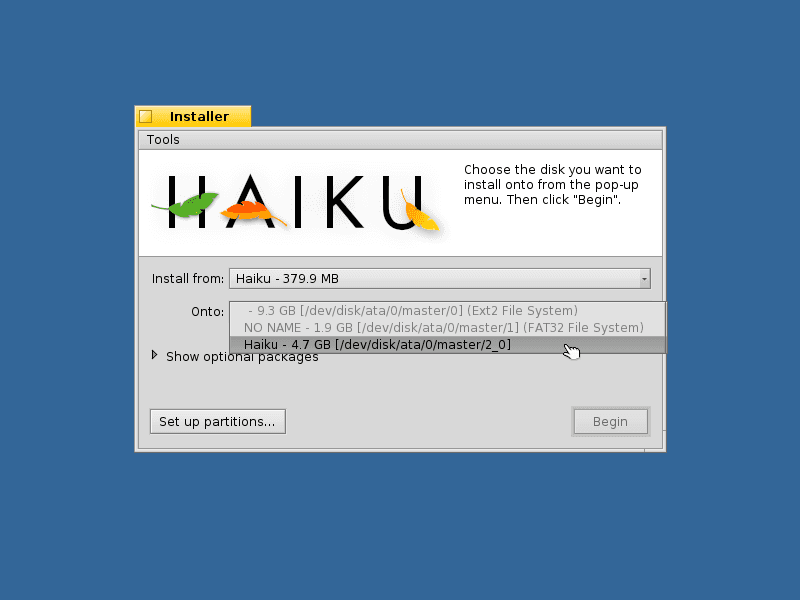 Haiku beta