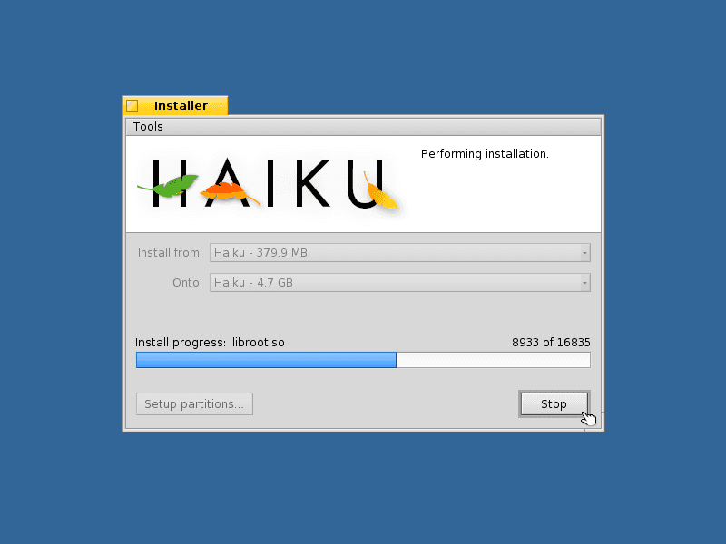 Haiku beta