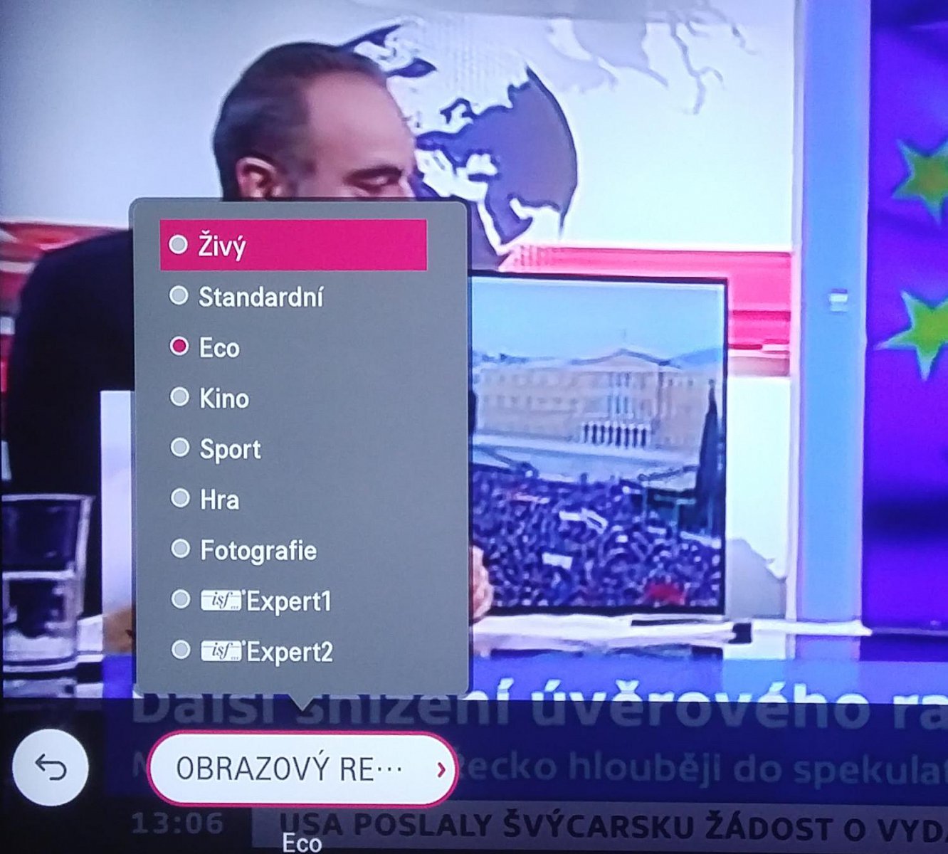 Nastavení obrazu a zvuku