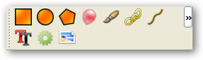 Nástrojová lišta Bodies Toolbar.