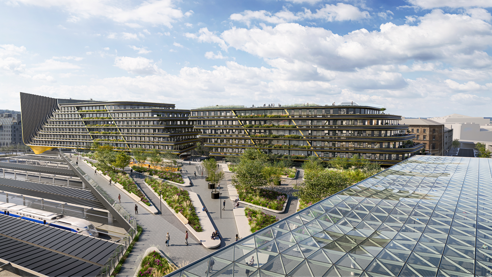 Přestřešení kolejiště Masarykova nádraží