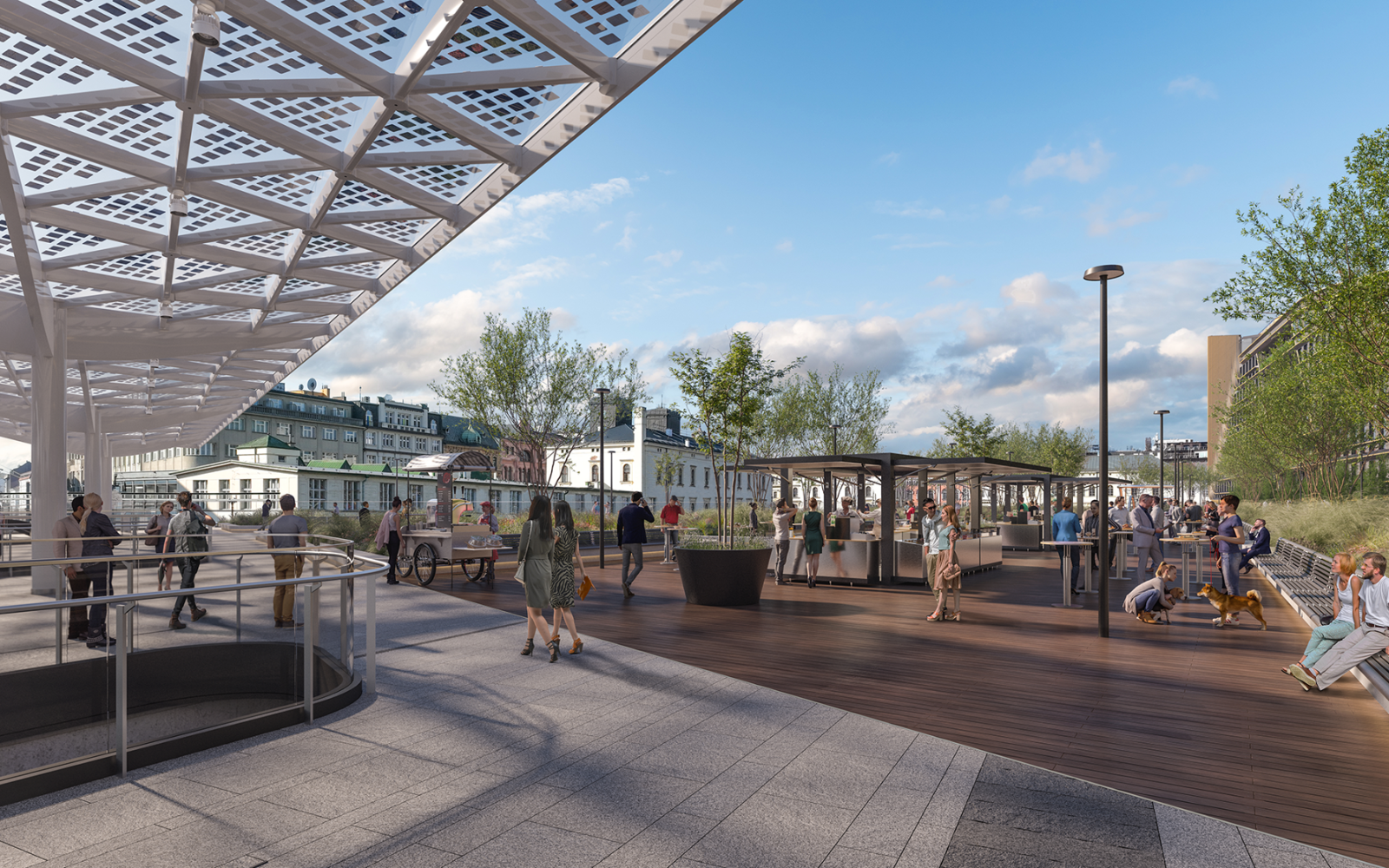 Přestřešení kolejiště Masarykova nádraží