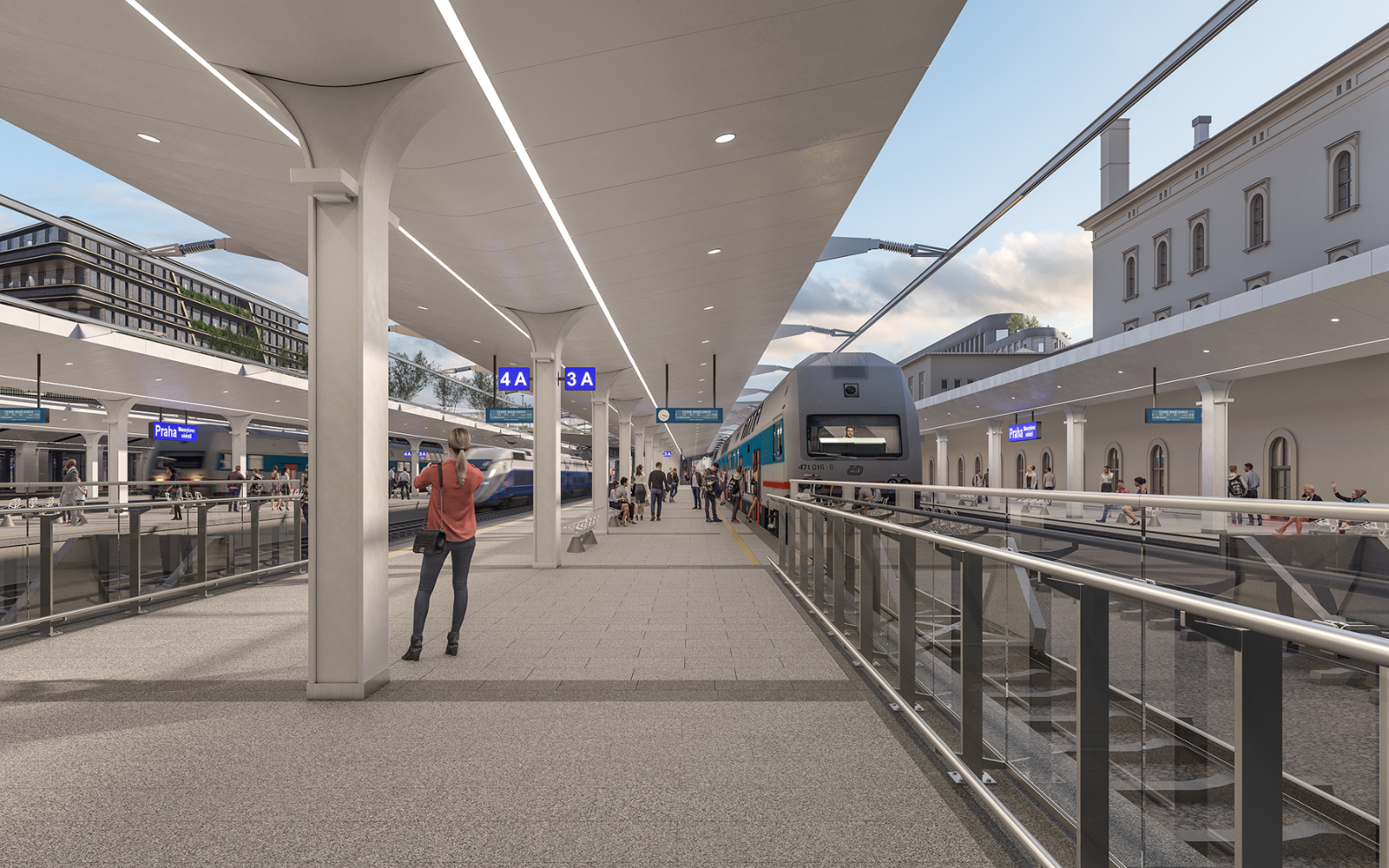 Přestřešení kolejiště Masarykova nádraží