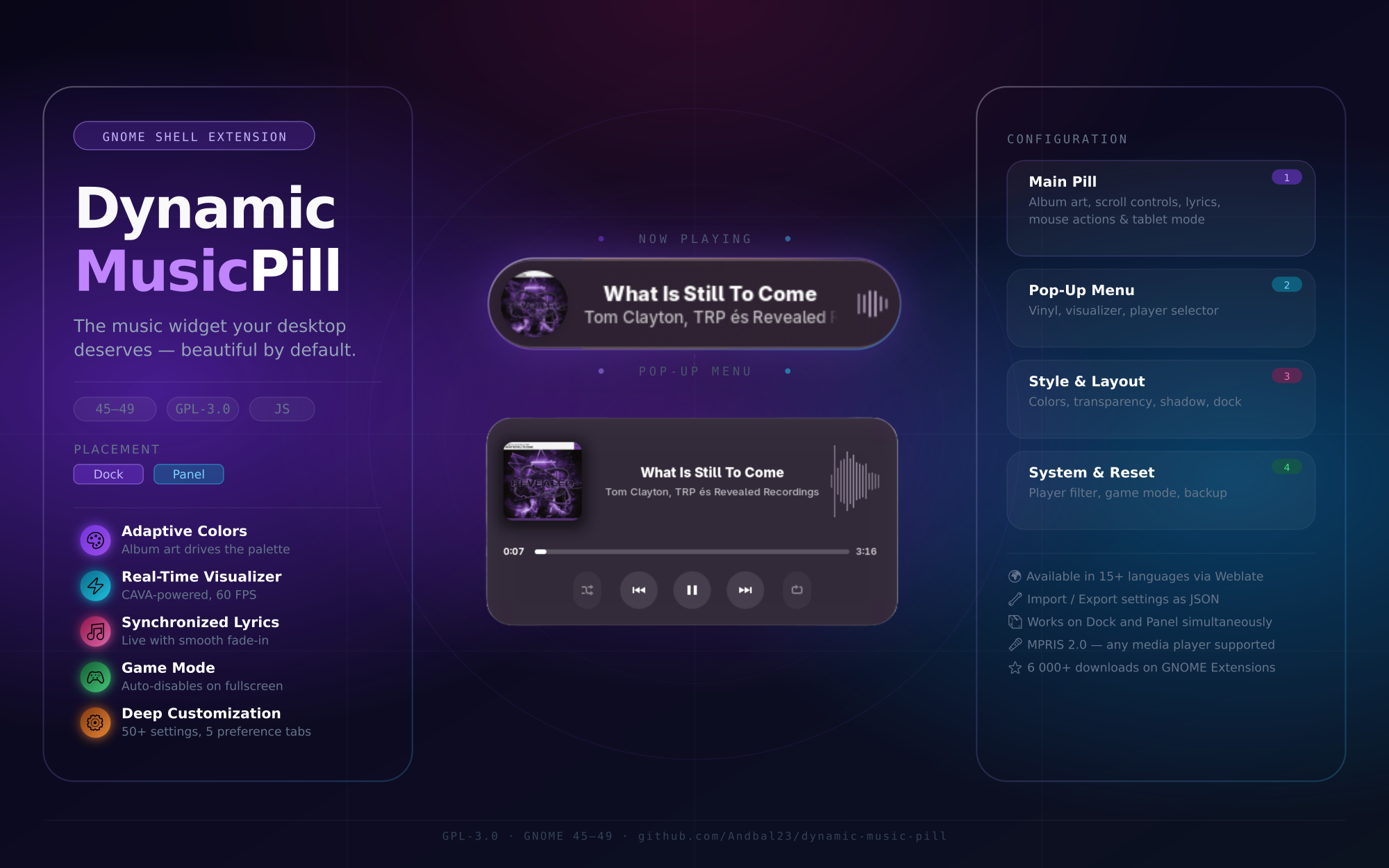Dynamic Music Pill