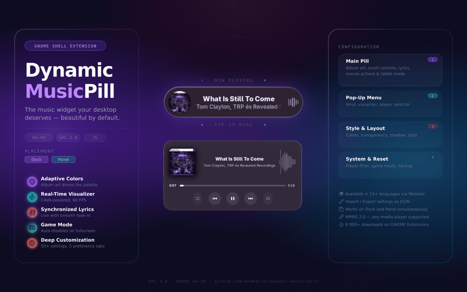 Dynamic Music Pill