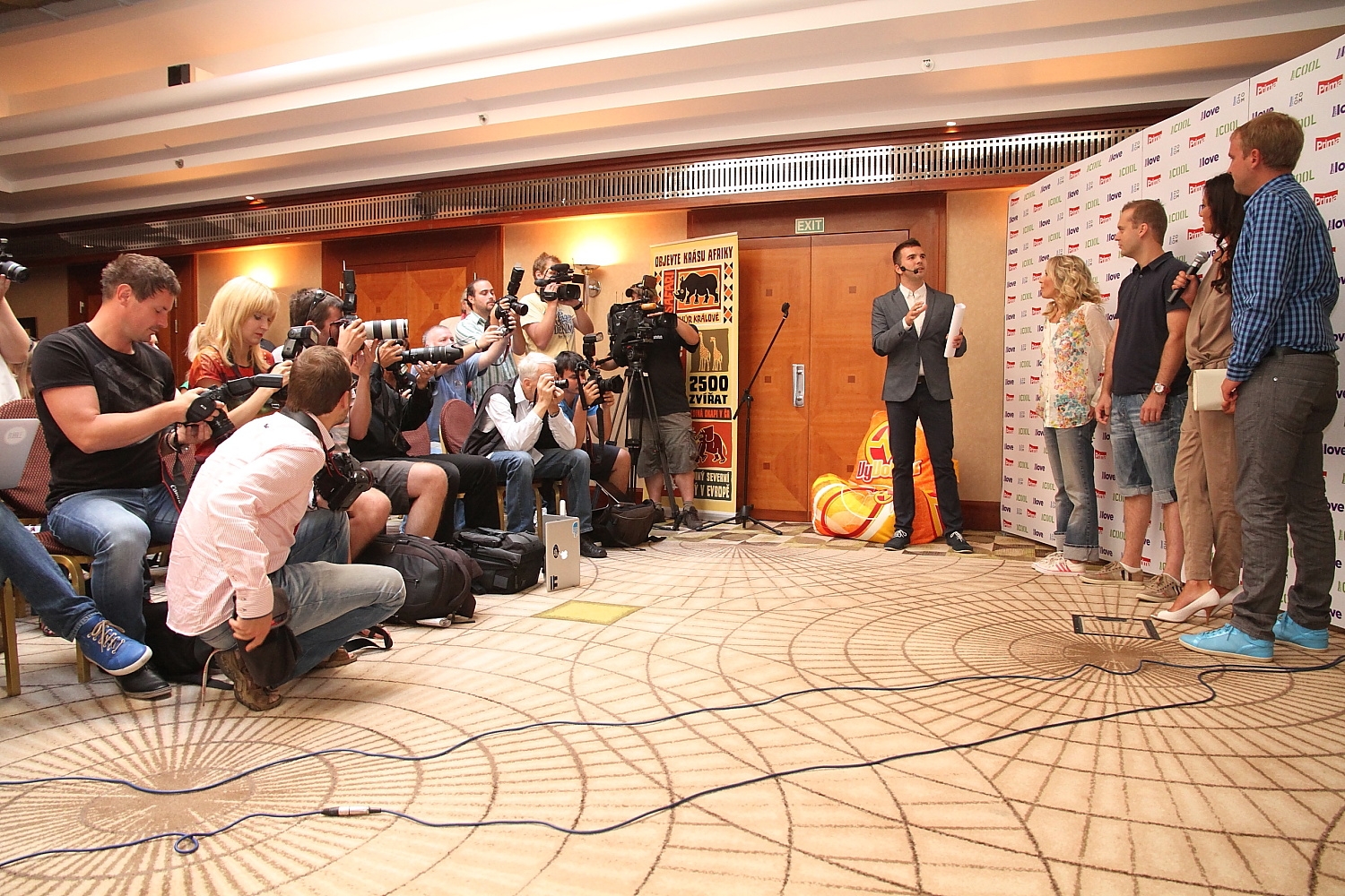 Tisková konference Primy k podzimnímu schématu 2013