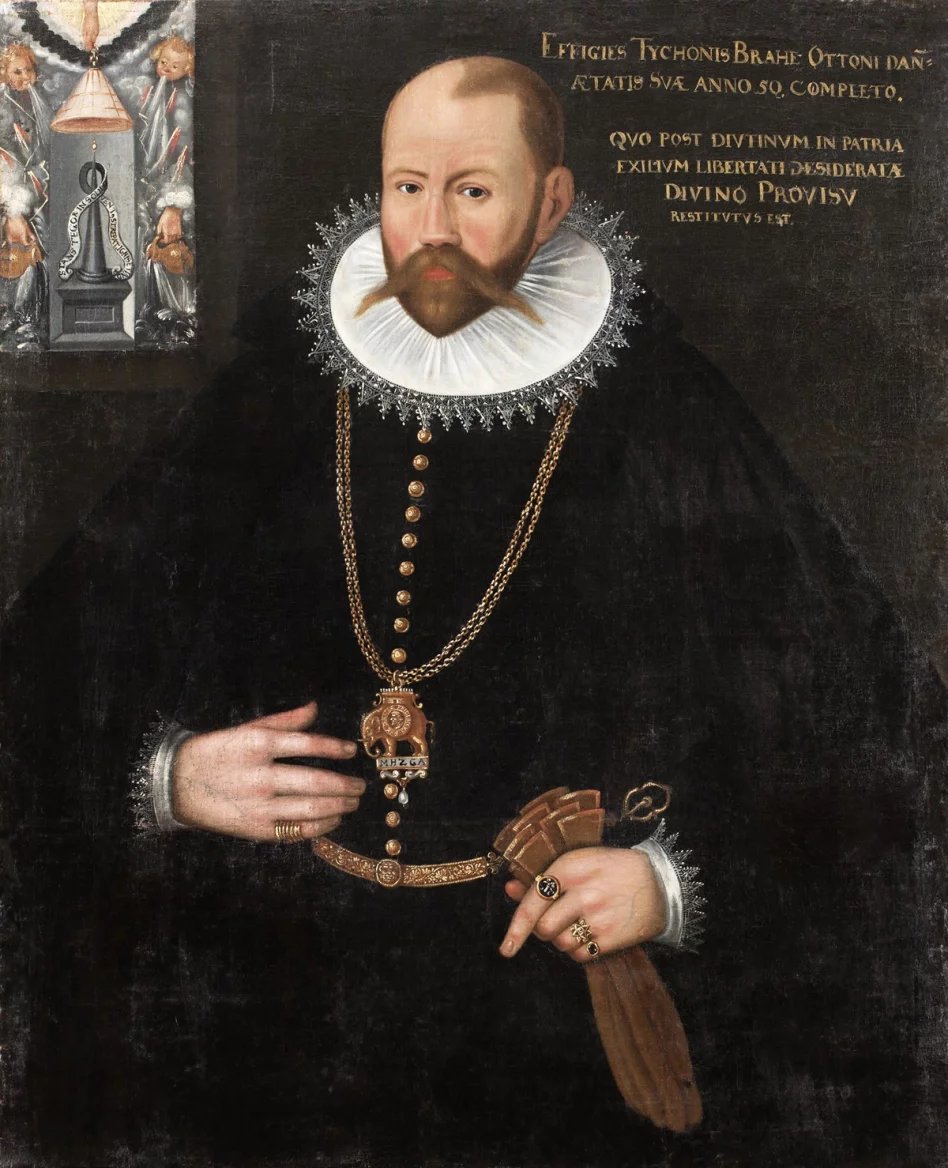 Byl potomkem starého šlechtického rodu. Studoval filozofii a rétoriku v Kodani (1559–1562), poté práva v Lipsku. V roce 1565 zdědil značné jmění a začal se věnovat svým koníčkům – alchymii, ale především astronomii.