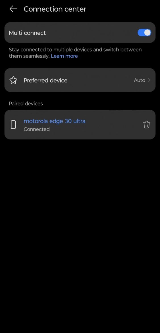 Nastavení Multi connect