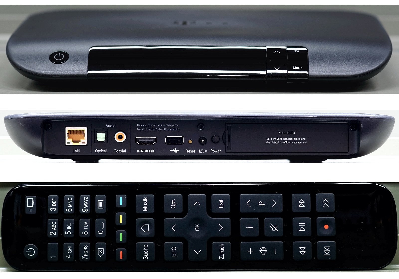 Media Receiver MR 400 a MR 200