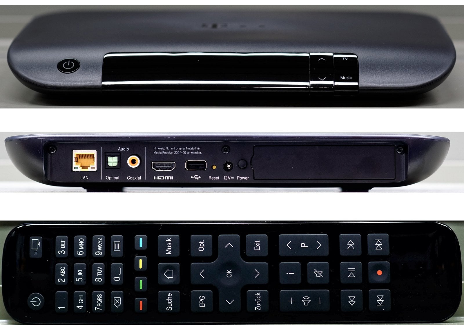 Media Receiver MR 400 a MR 200