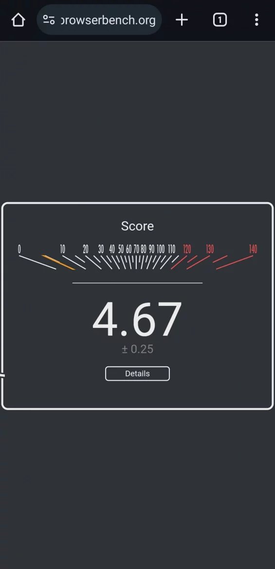 Speedometer 3.0 v prohlížeči Chrome