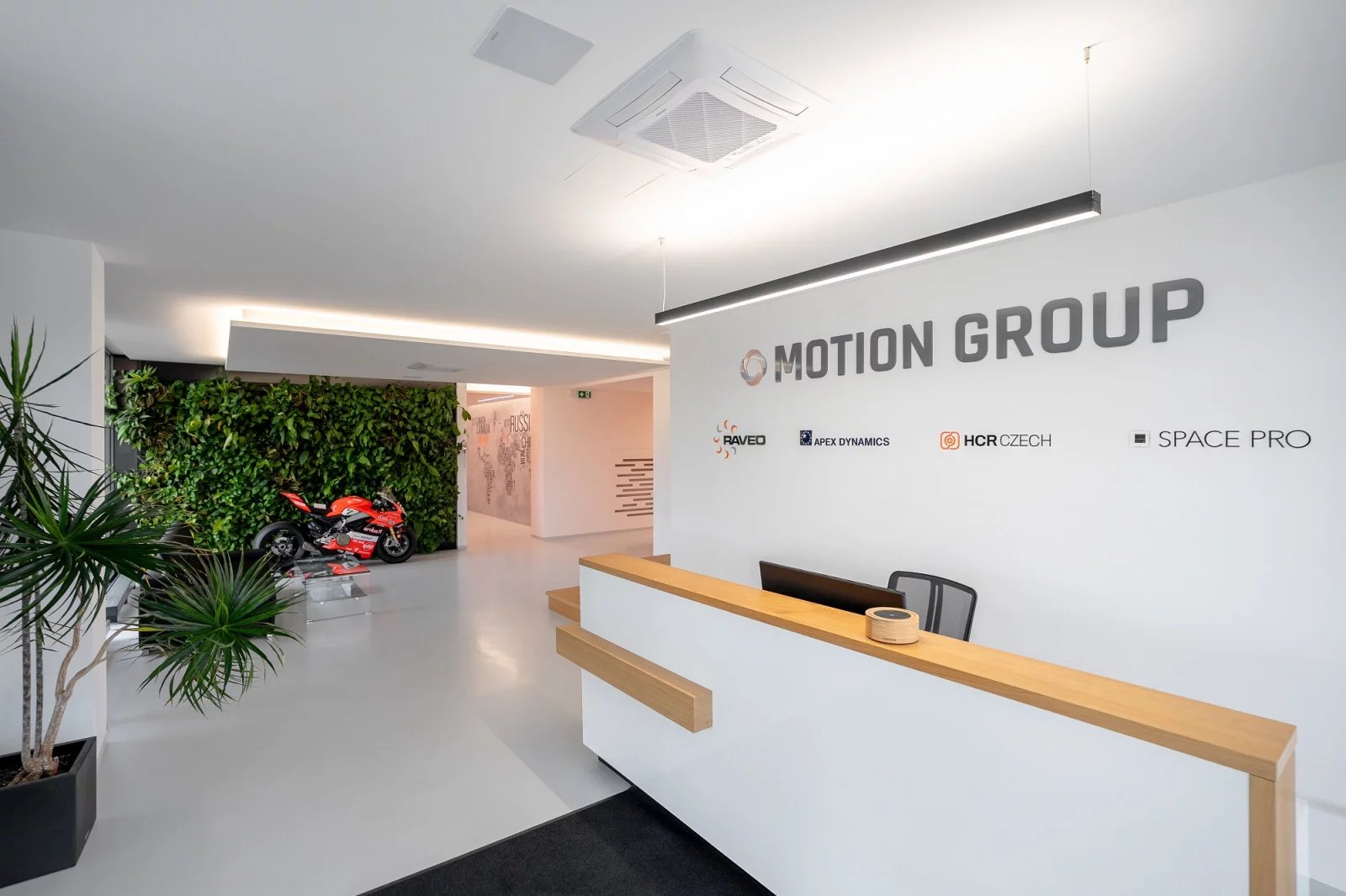 Vstupní prostory sídla firmy Raveo