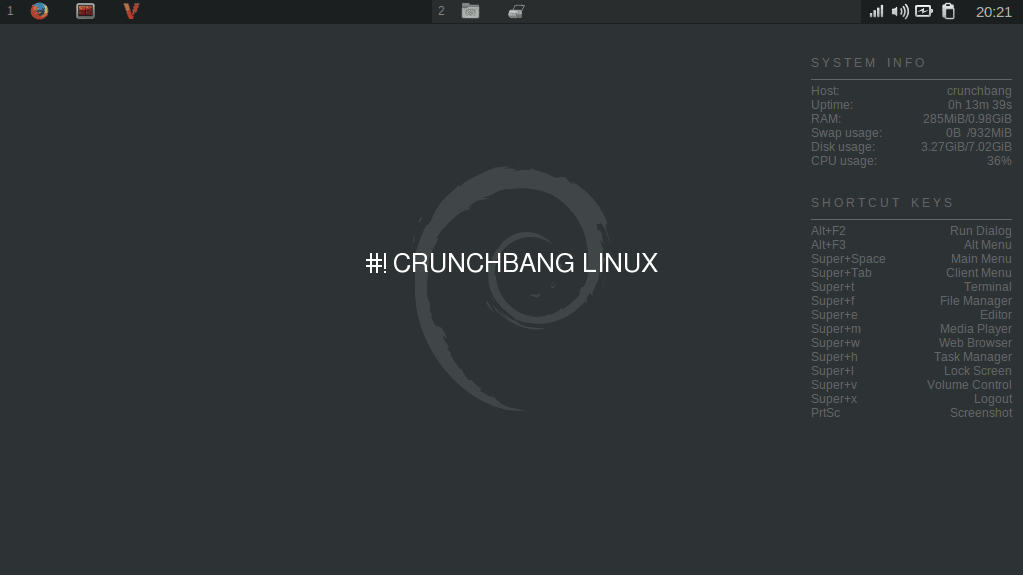 CrunchBang 11 na Lenovu S10e