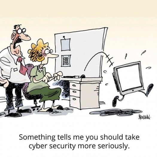 Autor: <a href="https://linkedin.com">Yoel Florimon</a> Cyber security joke