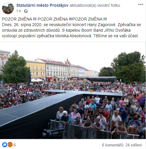 Nevhodné úvodní fotografie měst a obcí na sociálních sítích