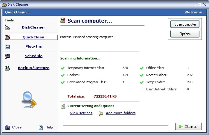 <p>Disk Cleaner je jedna ze součástí</p>