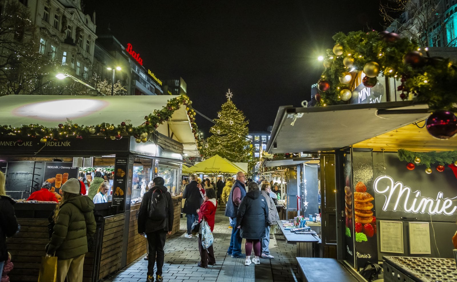 Centum vánoční Prahy. Vánčoní trhy a vánoční výzdoba