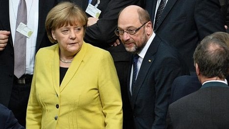 Náhledový obrázek - Mračna nad Merkelovou: Schulz by ji výrazně porazil