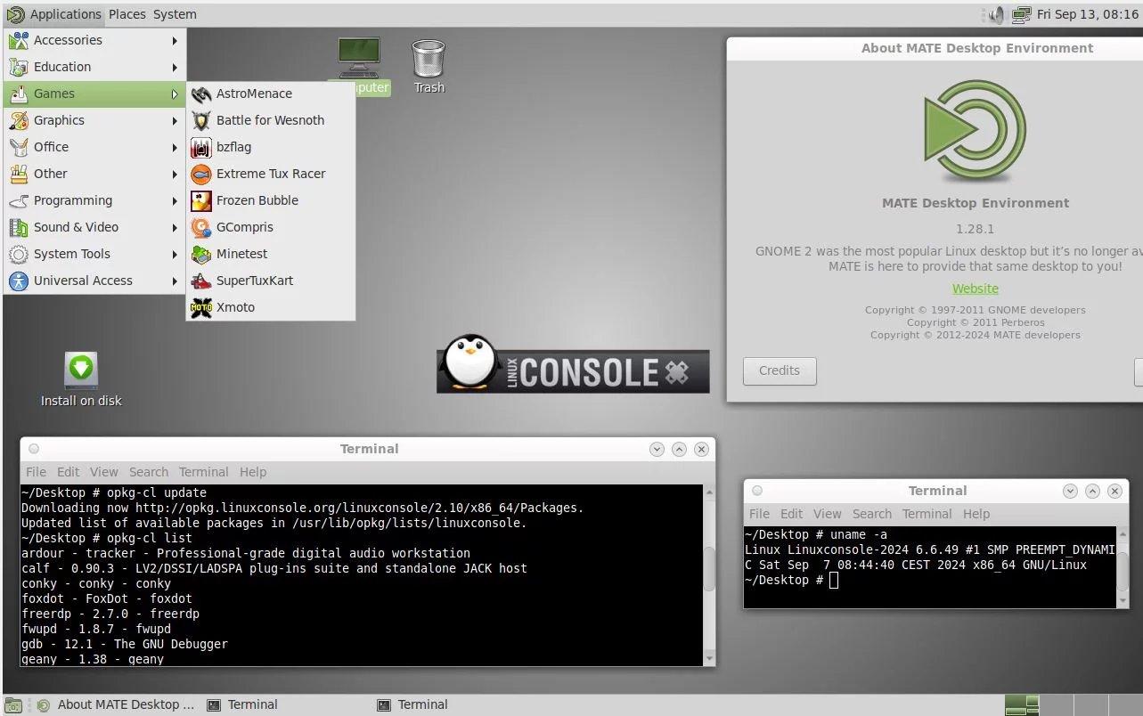 LinuxConsole 2024
