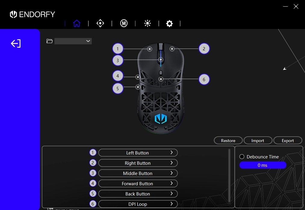 Přirazení funkcí jednotlivým tlačítkům