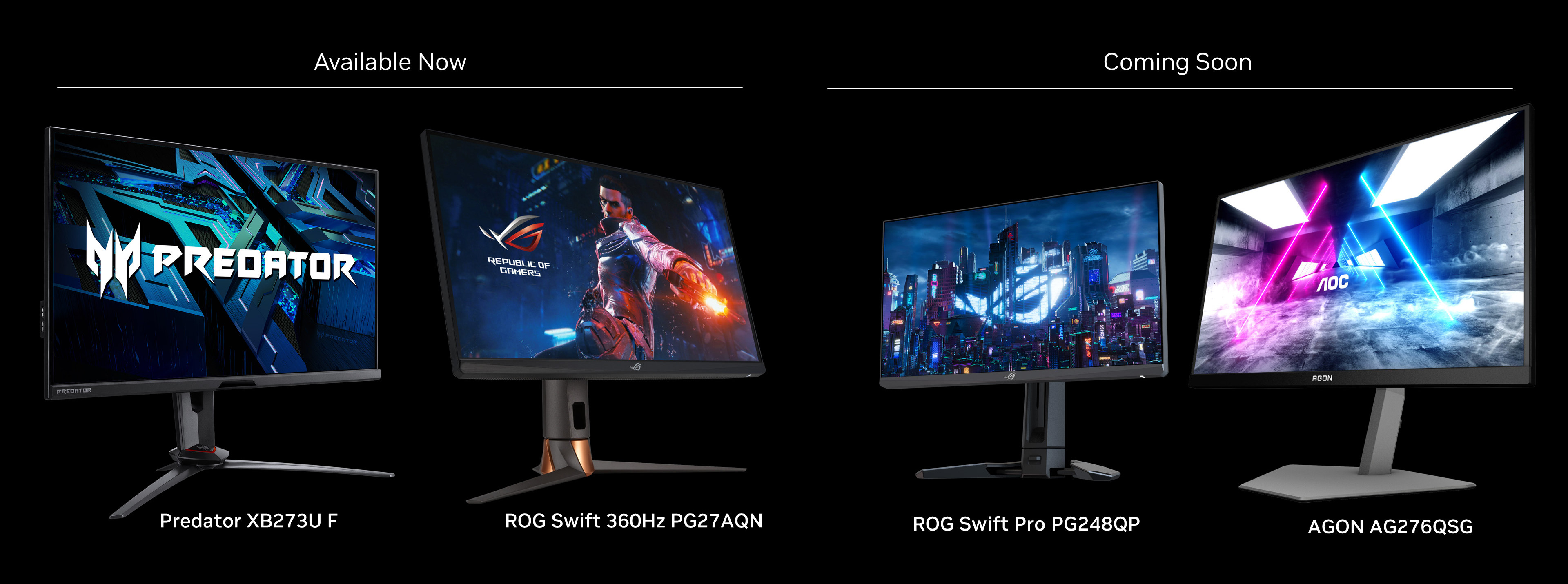 Monitory, které dostanou update přinášející technologii ULMB 2