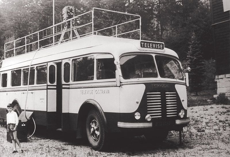 Televizní studio Ostrava - archivní záběry