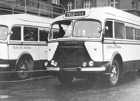 Televizní studio Ostrava - archivní záběry