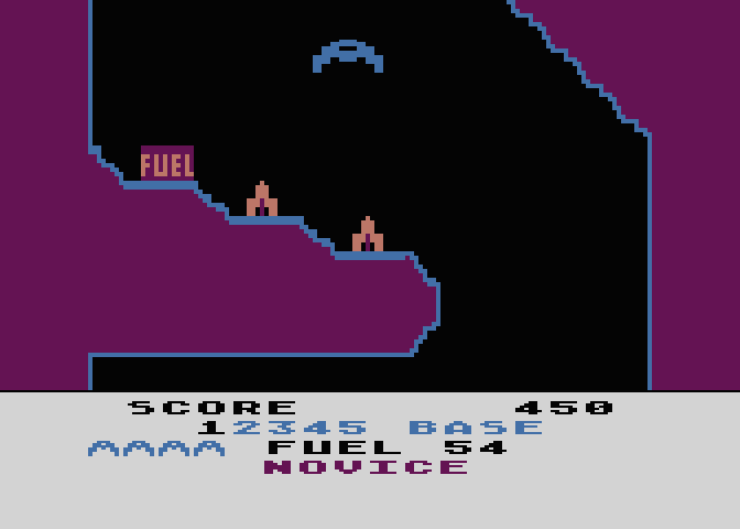 Hra Caverns of Mars byla celá naprogramována a odladěna v Atari Assembler/Editoru. Její délka (binární soubor) dosahuje 12kB, což byl slušný výkon.