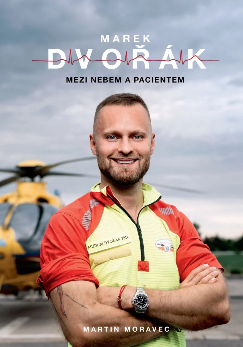 Obálka knižního rozhovoru s Markem Dvořákem
