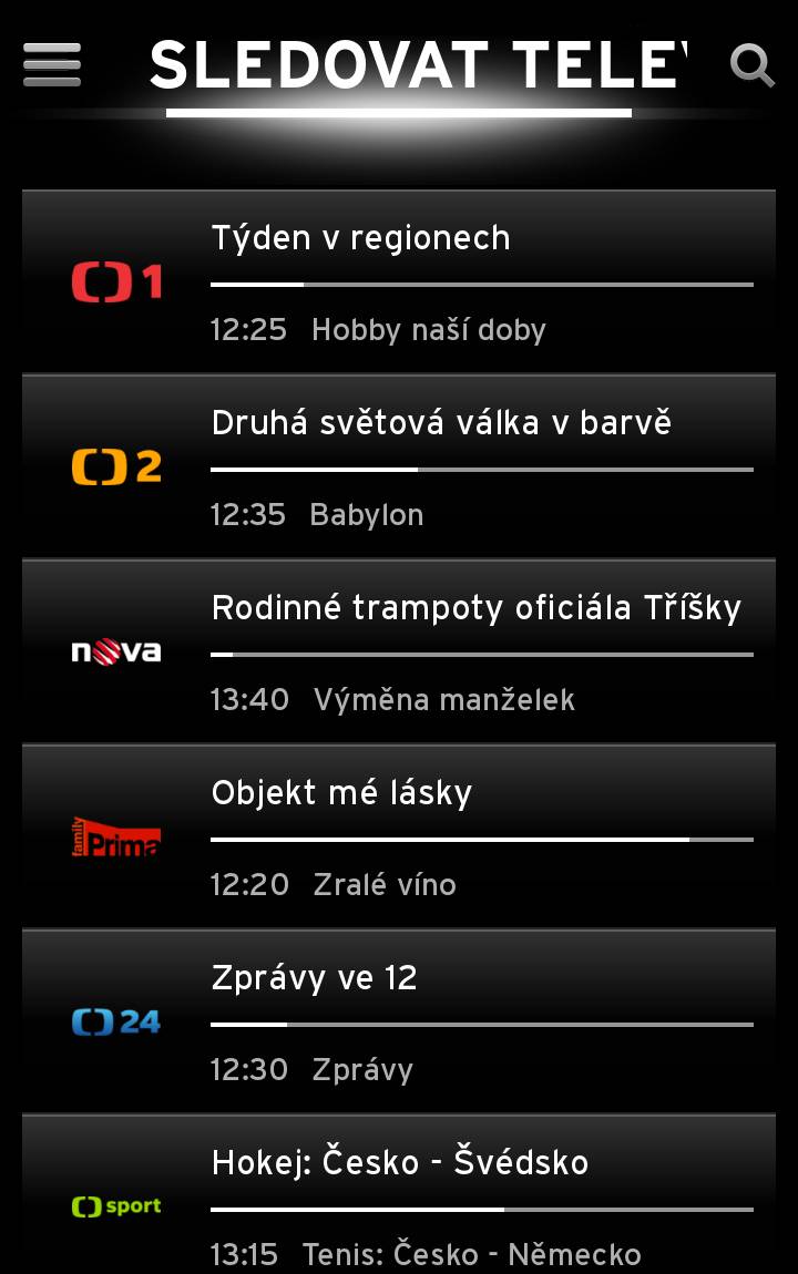 UPC Horizon Go - Sledovat TV