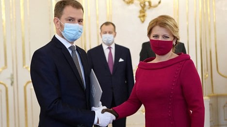 Náhledový obrázek - Slovensko má novou vládu. Do jejího čela dnes prezidentka Čaputová slavnostně jmenovala lídra hnutí OLaNO Matoviče