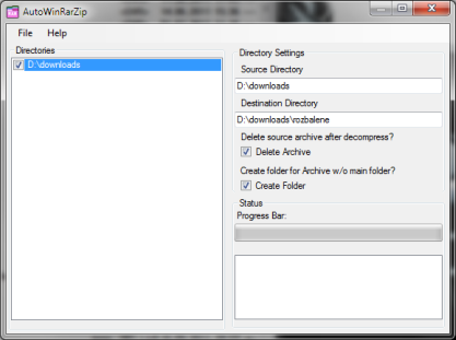 AutoWinRarZip rozbaluje za vás