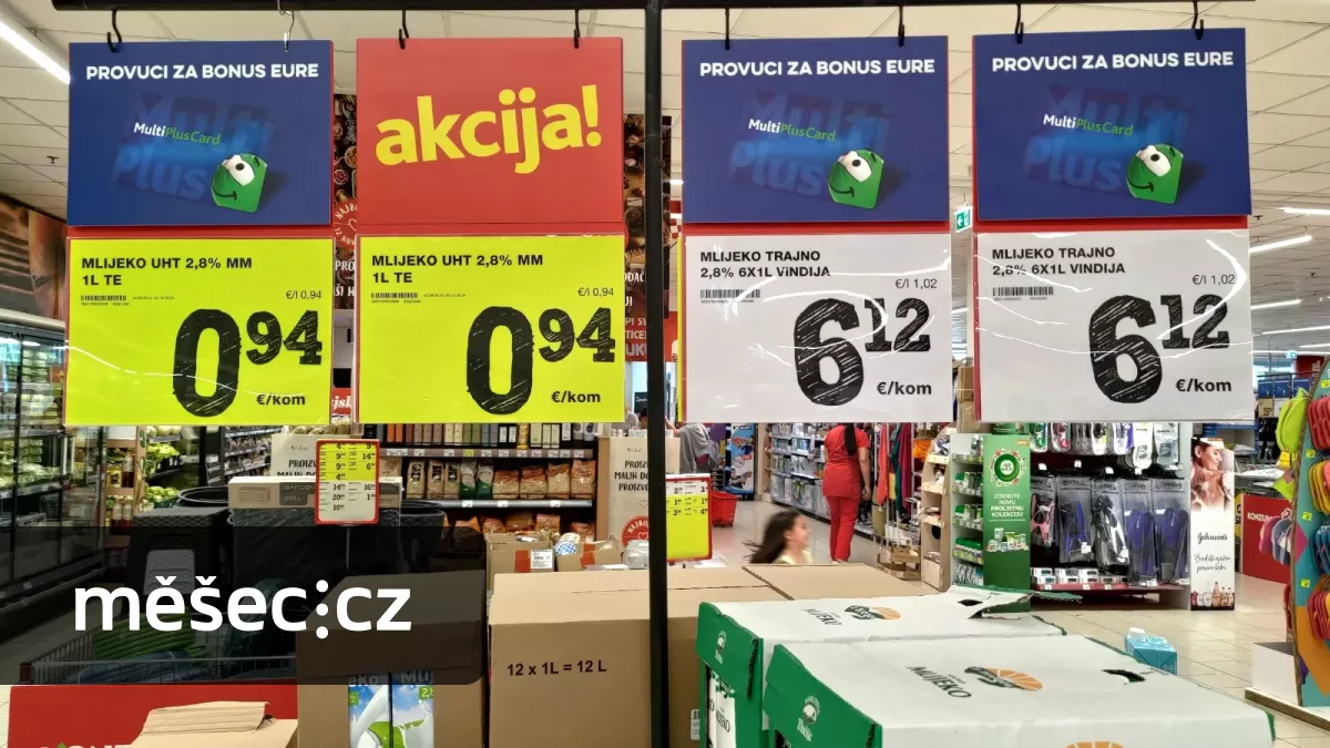 Ceny potravin v Chorvatsku 2024: Drahotu v obchodech nepocítíte