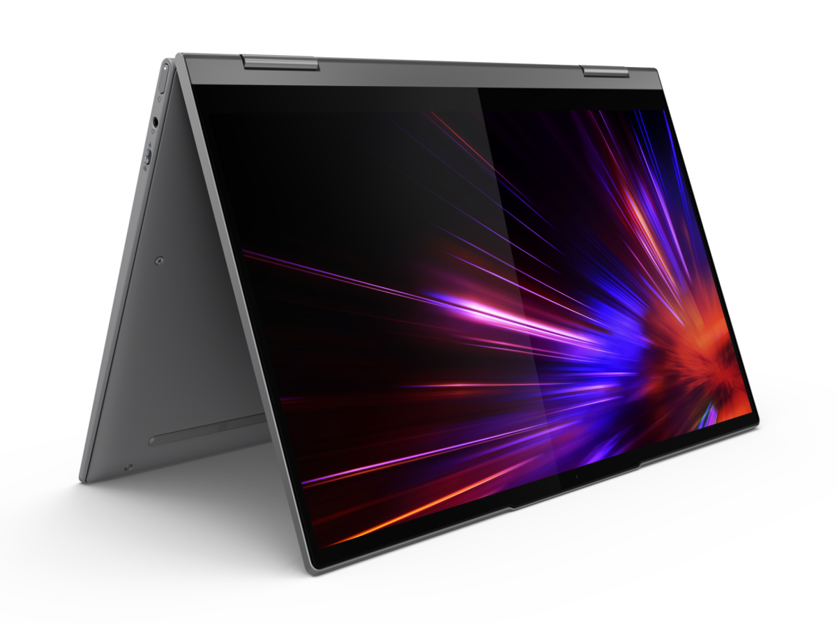 Dalším zařízením od Lenova je hybridní tablet Yoga 5G, který je postavený na čipsetu Qualcomm Snapdragon 8cx 5G a umožňuje tak připojení k mobilním 5G sítím.