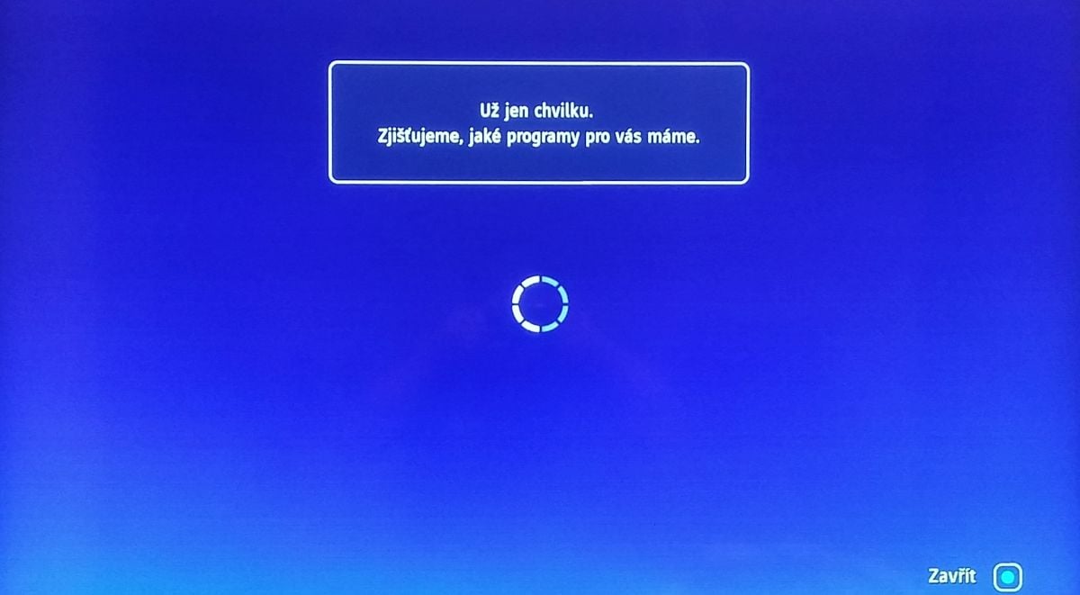 Po stlačení červeného tlačítka v předchozí nabídce se dostáváte na...