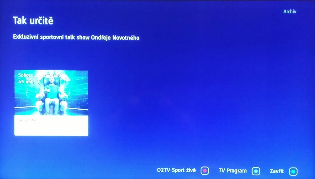 A k dispozici má být i archiv.