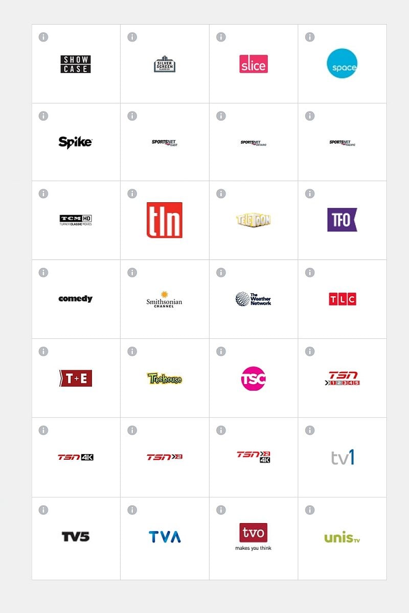 Kompletní základní programová nabídka