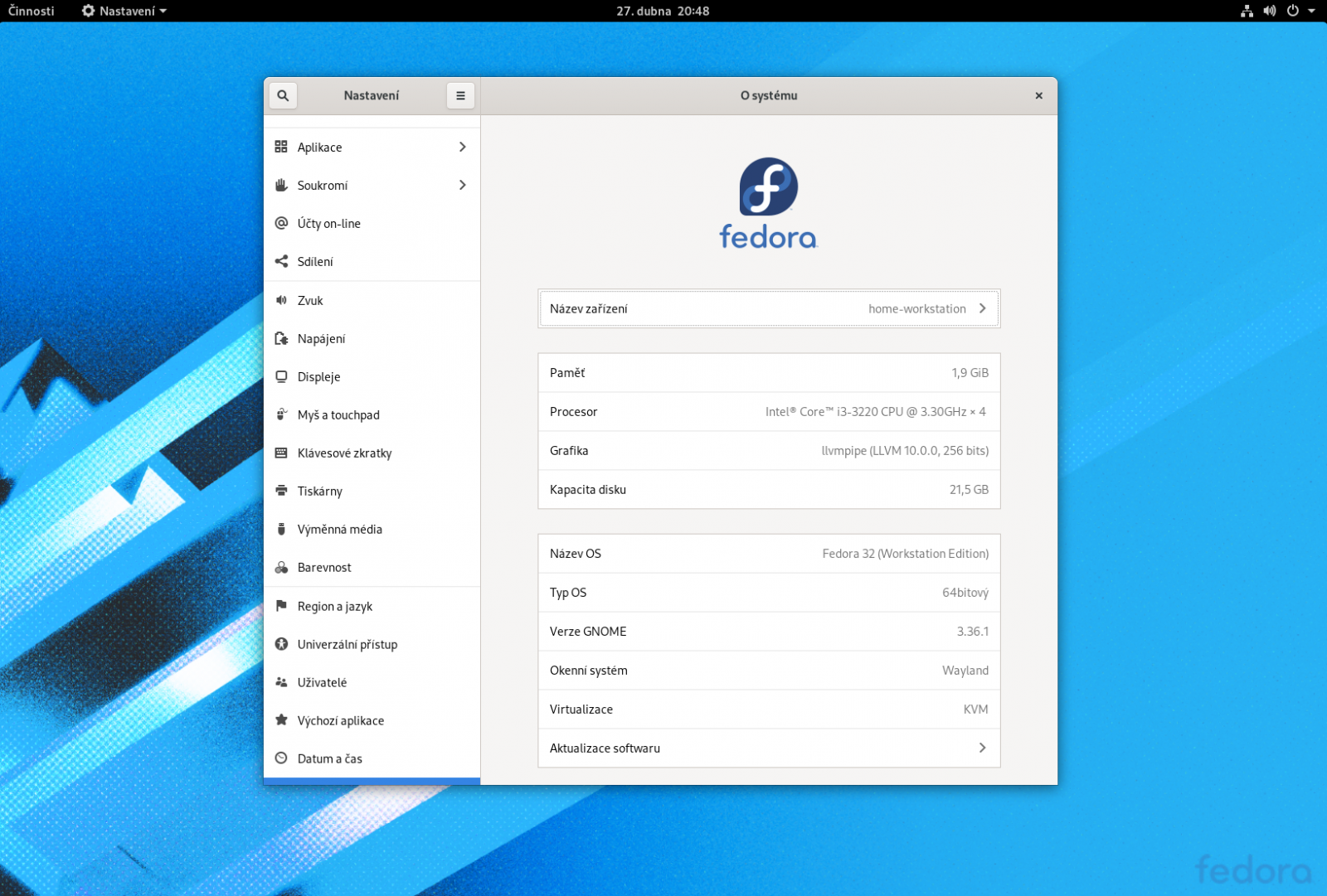 Fedora 32