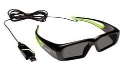 3D Vision wired glasses